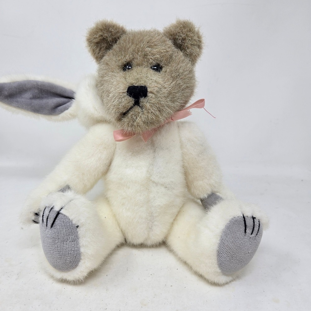 The Boyds Collection Archive Series Teddy Bear in Bunny Suit Cream Brown Plush